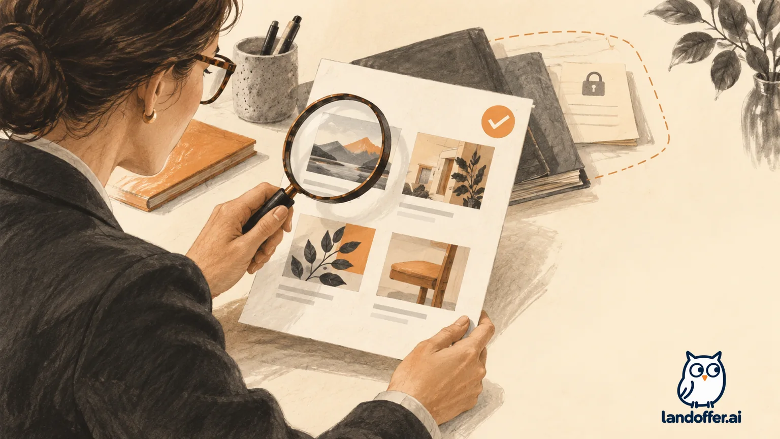 A recruiter-ready portfolio export is checked for readable pages and clean links without exposing private project material.